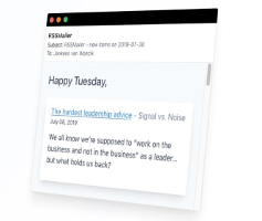 Briefcake — RSS reader for your email