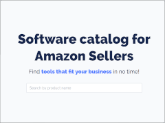 FBA Catatalog - Finding Right Software For Your Amazon Business